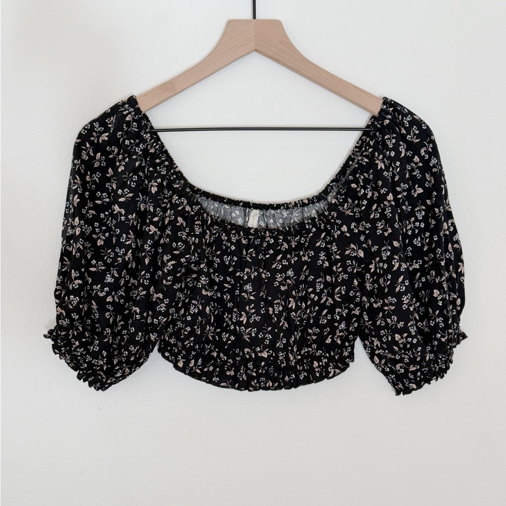 Rylee + Cru Black Floral Skirt Set - Picture 2 of 7